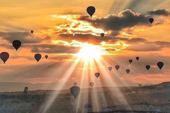 Cappadocia Hot Air Balloon Ride with Transfers - The landing and the post-flight celebration