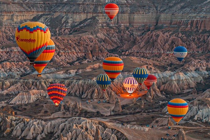 Cappadocia: Hot Air Balloon Tour Sunrise Flight - Love Valley from above
