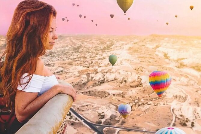 Cappadocia Hot Air Balloon with Pickup, Breakfast & Champagne - One hour above the fairy chimneys