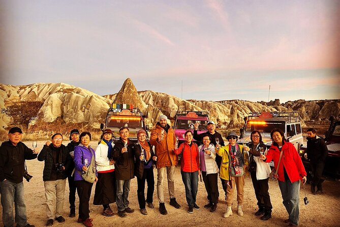 Cappadocia Jeep Safari Tour - Champagne, photographs, and the social side