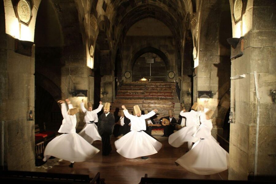 Cappadocia: Live Dervishes Ceremony with Transfer - Watching the whirling dervishes