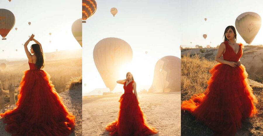 Cappadocia: Photo Shooting With Flying Dresses - Love Valley’s fairy chimneys and open views