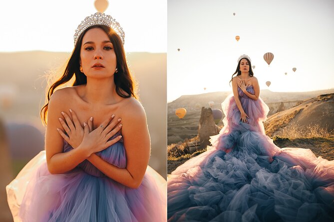Cappadocia Photoshooting with Flying Dress - Why this sunrise shoot works so well in Cappadocia