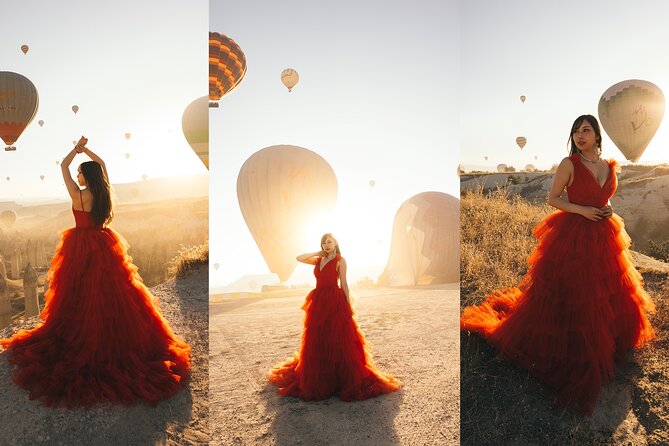 Cappadocia Photoshooting with Flying Dress - The early start, cold weather, and other trade-offs