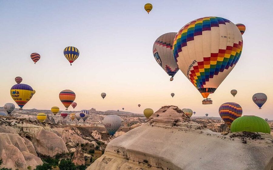 Cappadocia: Red Tour and Sunrise Balloon Tour - Pasabag and the three-headed fairy chimneys