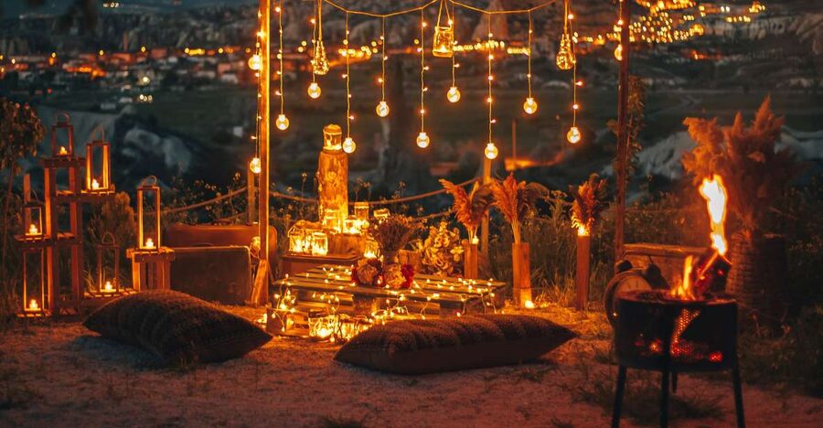Cappadocia: Romantic Concept Dinner in the Valley - Sunset over fairy chimneys and rocky folds