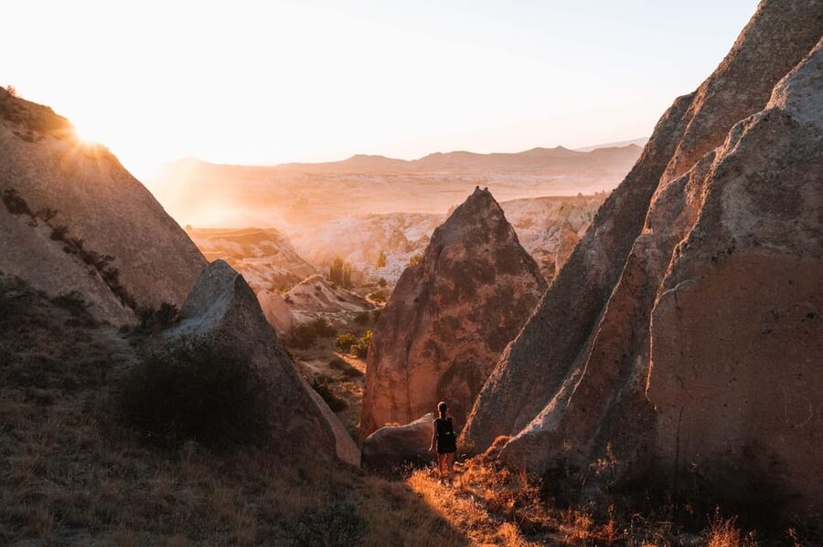 Cappadocia: Rose and Red Valley Hiking Tour - How difficult is the two-hour trail?