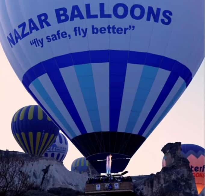 Cappadocia Sunrise Balloon Flight - Göreme - Landing with the ground crew close behind