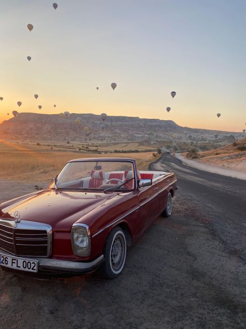 Cappadocia: Sunrise, Day Tour & Sunset Classic Car Tour - Key points at a glance