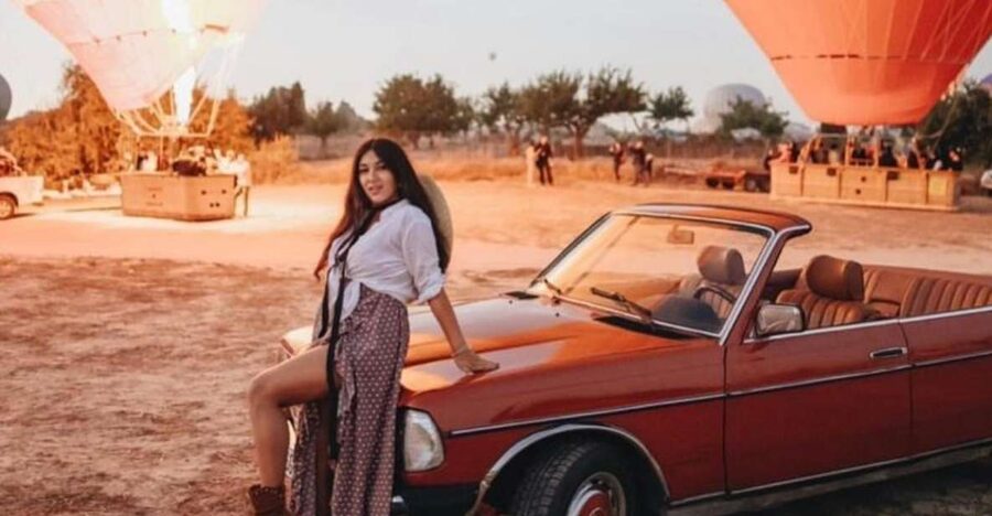 Cappadocia: Sunrise, Day Tour & Sunset Classic Car Tour - Sunrise at the balloon launch area