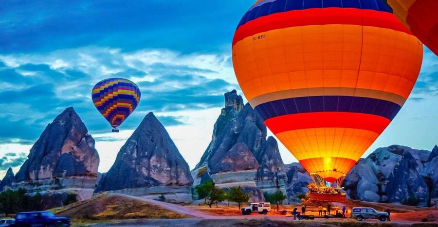 Cappadocia: Sunrise Hot Air Balloon, Göreme & Fairy Chimneys - The pre-dawn pickup and launch field