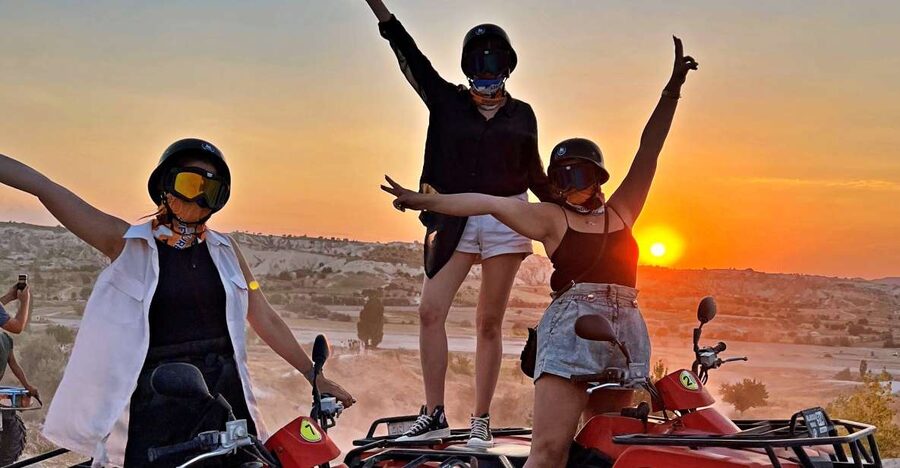 Cappadocia: Sunset or Daytime ATV Adventure Tour - Safety practice before the first valley