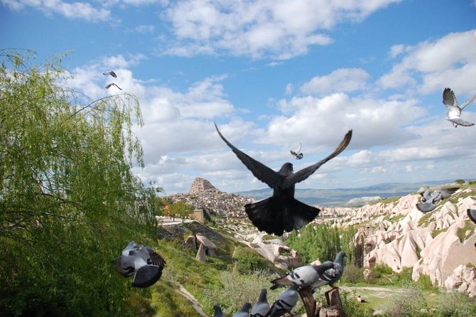 Cappadocia Tour - Uchisar Castle and Pigeon Valley views