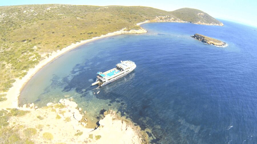 Cesme: Islands and Bays Boat Trip with BBQ Lunch - Donkey Island and the island break