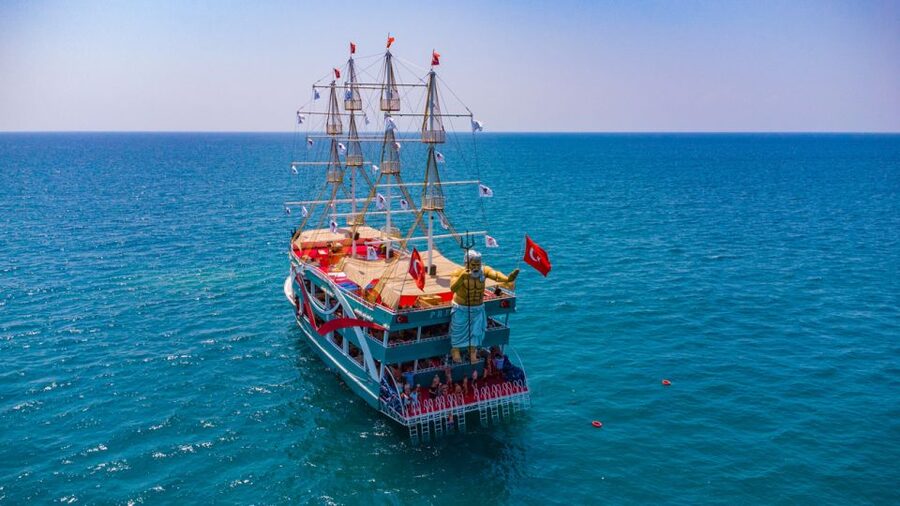 City of Side: All-Inclusive Boat Ride and Foam Party - A three-level boat built for a party crowd