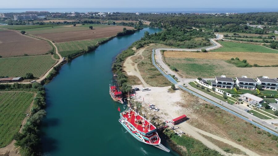 City of Side: Boat Tour on the Manavgat River w/ Bazaar Trip - Cennet Beach, where fresh water meets salt water