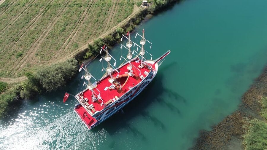 City of Side: Boat Tour on the Manavgat River w/ Bazaar Trip - A simple lunch with a useful choice