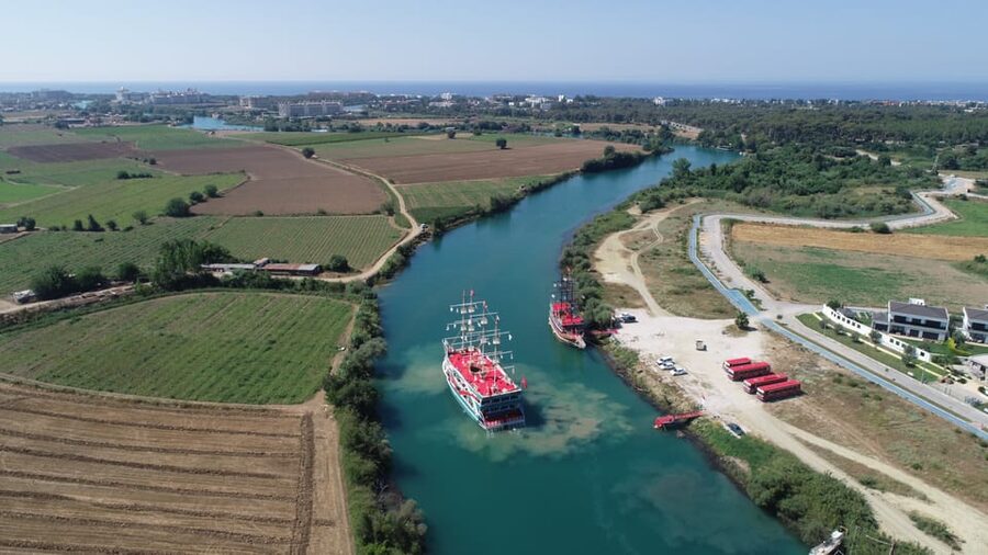 City of Side: Boat Tour on the Manavgat River w/ Bazaar Trip - The great mosque stop