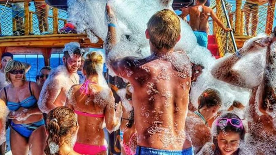 City of Side: Dolphin Island Boat Tour with BBQ & Foam Party - A Nine-Hour Day That Mixes River, Sea, and Music