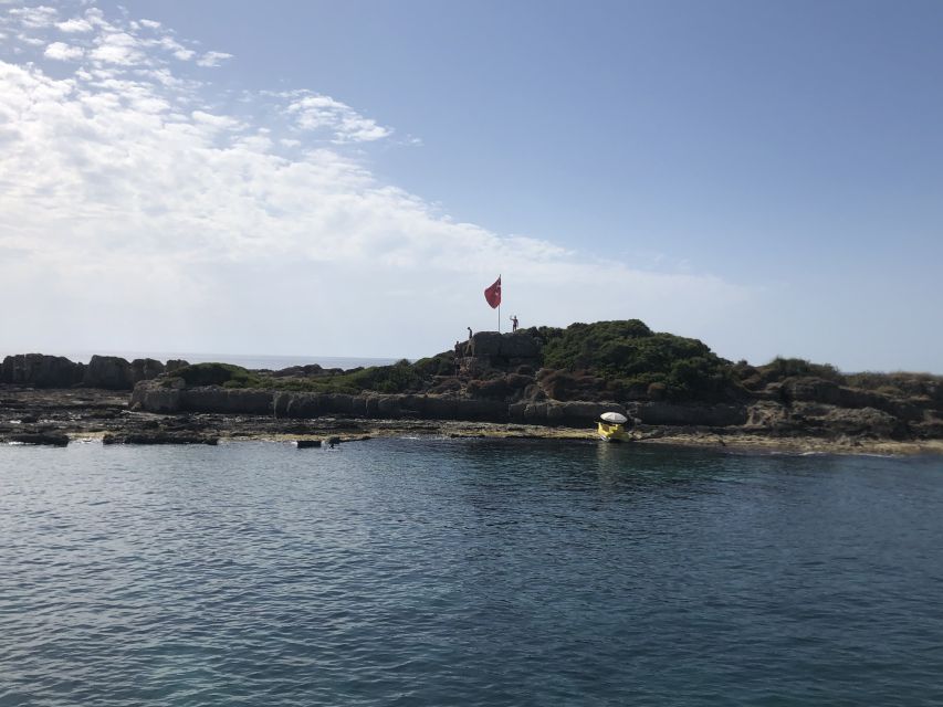City of Side: Dolphin Island Boat Tour with BBQ & Foam Party - Karaburun Bay and the Third Water Break