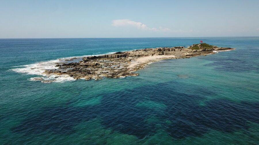 City of Side: Dolphin Island Boat Tour with BBQ & Foam Party - The First Swim Stop and Manavgat Bosphorus