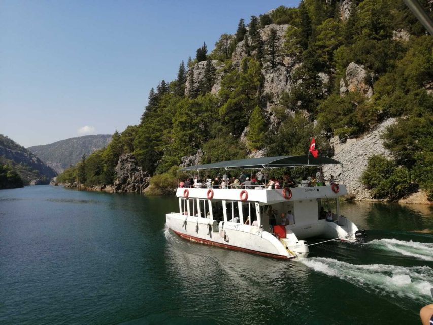 City of Side: Green Canyon Boat Tour with Lunch and Drinks - The road from Side to Oymapınar Dam