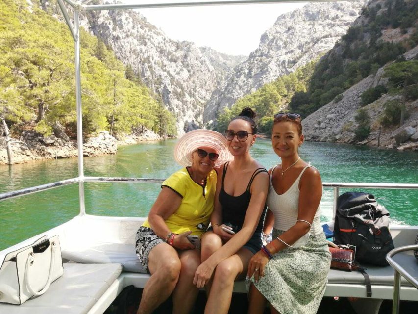 City of Side: Green Canyon Boat Tour with Lunch and Drinks - Boarding the Green Canyon boat