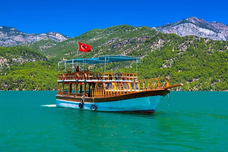City of Side: Green Canyon Boat Trip w/Unlimited Soft Drinks - Swimming in the turquoise water