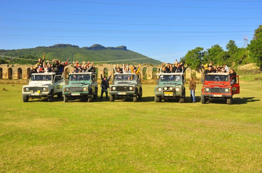 City of Side: Green Canyon Jeep Tour, Boat Trip & Waterfall - Lunch, Turkish tea, and local flavor