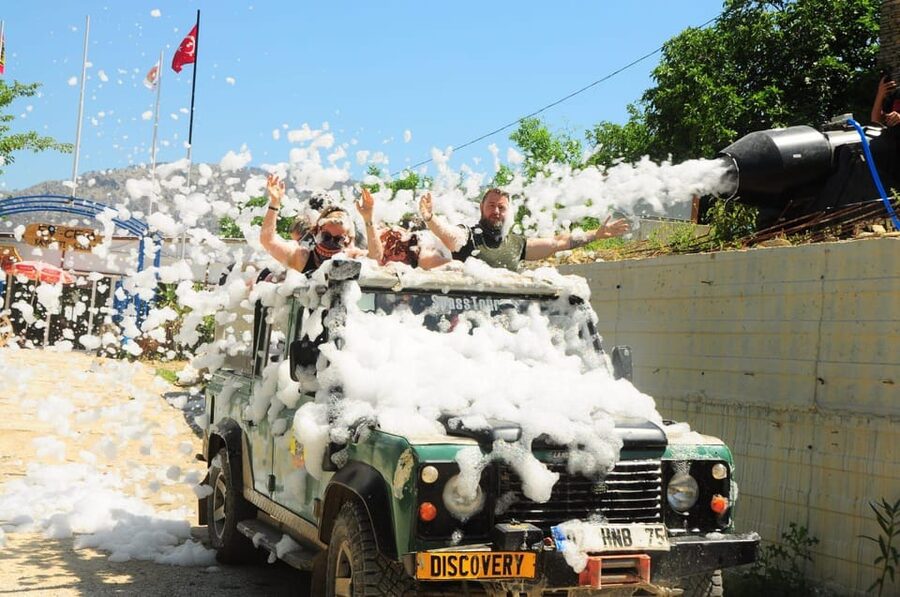 City of Side: Jeep Safari & Green Lake Boat Trip with Lunch - Swimming at Green Lake before lunch