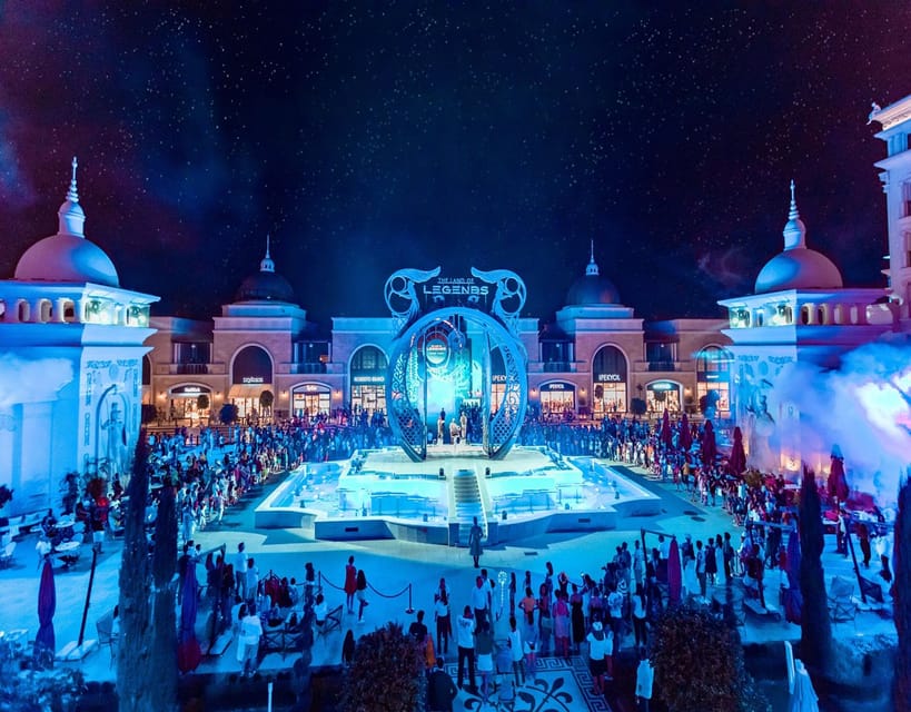City of Side: Land of Legends Transfer & Boat Parade Show - Cancellation and booking flexibility