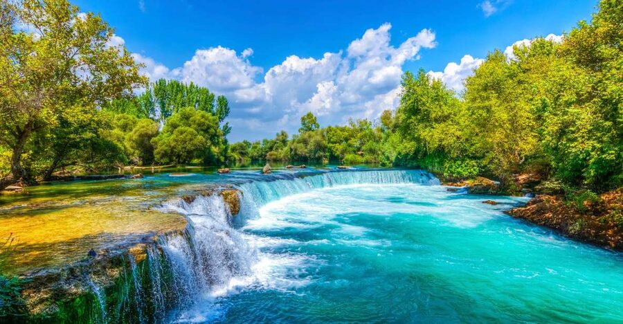 City of Side: Manavgat River Boat Lunch Cruise & Bazaar Tour - Cruising the Manavgat River for three hours