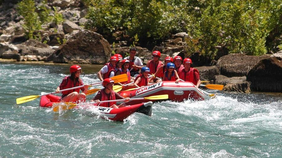 City of Side: Quad, Buggy, Rafting & Zipline Tour with Lunch - The river section is the main event