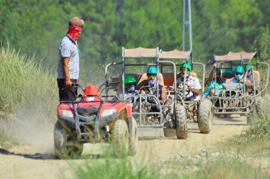 City of Side: Rafting, Zipline, Jeep, Buggy and Quad Combo - Swimming stops and the cold-water reality
