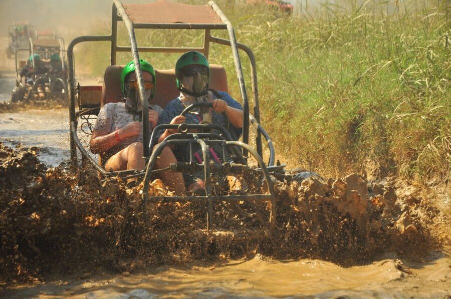 City of Side: Rafting, Zipline, Jeep, Buggy and Quad Combo - Buggy and quad safaris on muddy trails