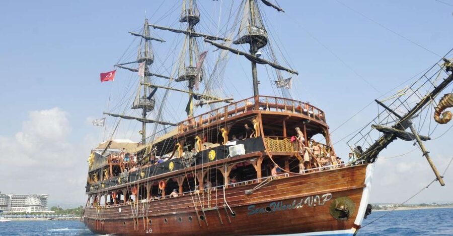 City of Side: Side & Caretta Bay Boat Trip w/ Lunch & Drinks - Swimming at Caretta Bay