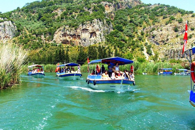 Dalyan Mud Baths and Turtle Beach Day Tour From Fethiye - Cruising the Dalyan River past the Lycian tombs