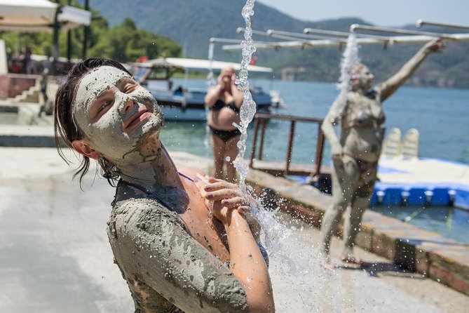 Dalyan River Cruise, Turtle Beach & Mud Baths from Marmaris - Viewing the Lycian Rock Tombs