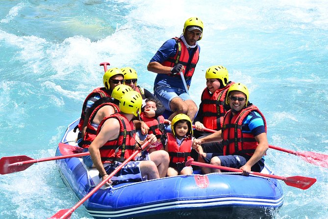 Family Rafting Trip at Köprülü Canyon Incl. Lunch from Alanya - Getting fitted for the river