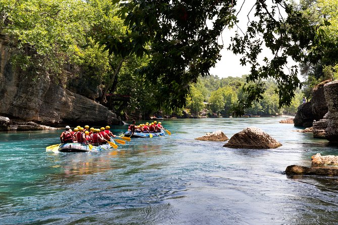 Family Rafting Trip at Köprülü Canyon Incl. Lunch from Belek - Getting equipped and ready for the river