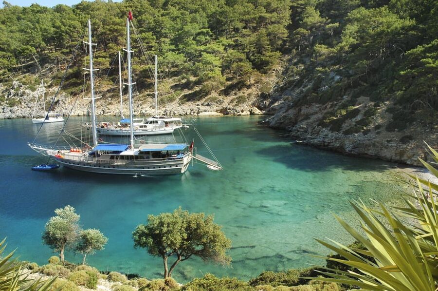 Fethiye: 12 Islands Boat Tour with Lunch and Hotel Pickup - The island route, from Tersane to Flat Island