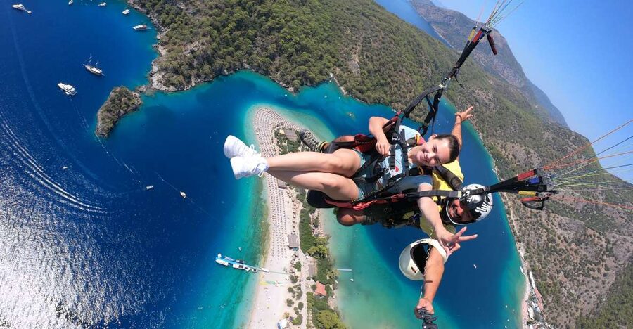 Fethiye: Babadag Tandem Paragliding Flight over Oludeniz - The view begins at Babadag’s summit