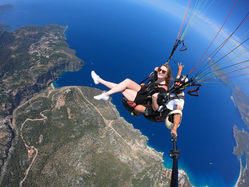 Fethiye: Babadag Tandem Paragliding Flight over Oludeniz - The actual takeoff and flight