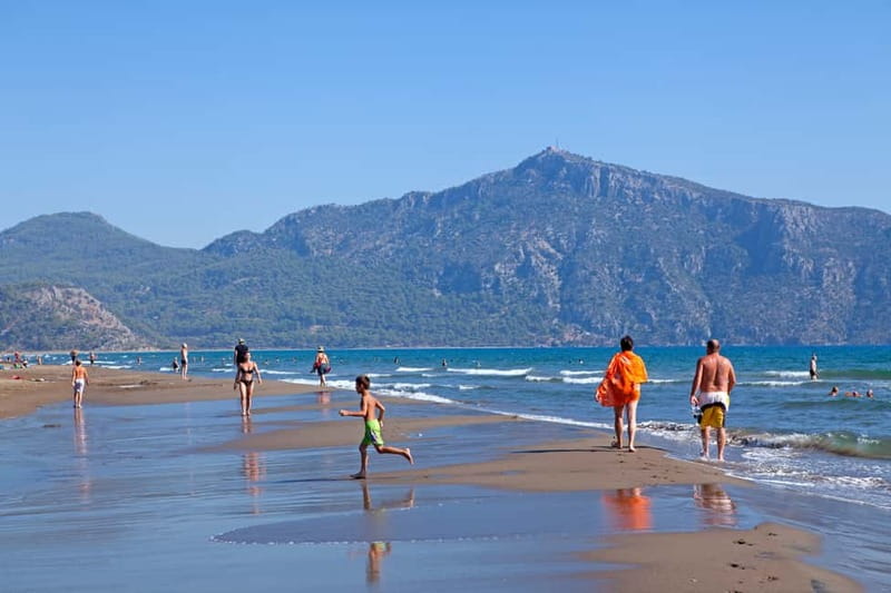 Fethiye: Mud Bath and Turtle Beach Full-Day Tour with Lunch - Reading the Lycian tombs from the boat