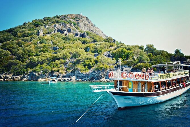 Fethiye Oludeniz Boat Trip With Butterfly Valley And Six Islands - Blue Cave: a striking first swim