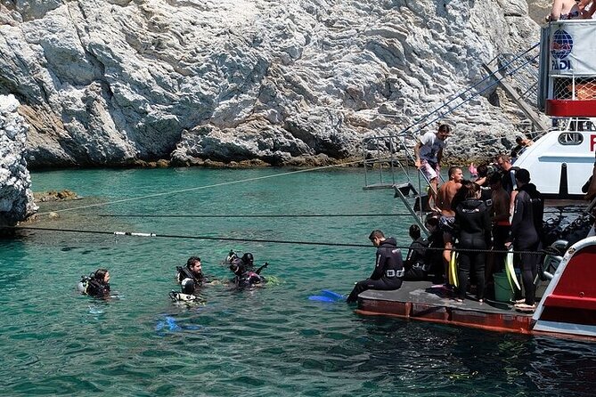 Fethiye Scuba Diving with Transfer, 2 Dives and Lunch - The first underwater session at an easy depth