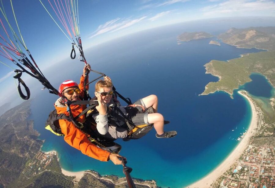Fethiye: Tandem Paragliding Experience w/Hotel Pickup - Preparing for a 2,000-meter launch