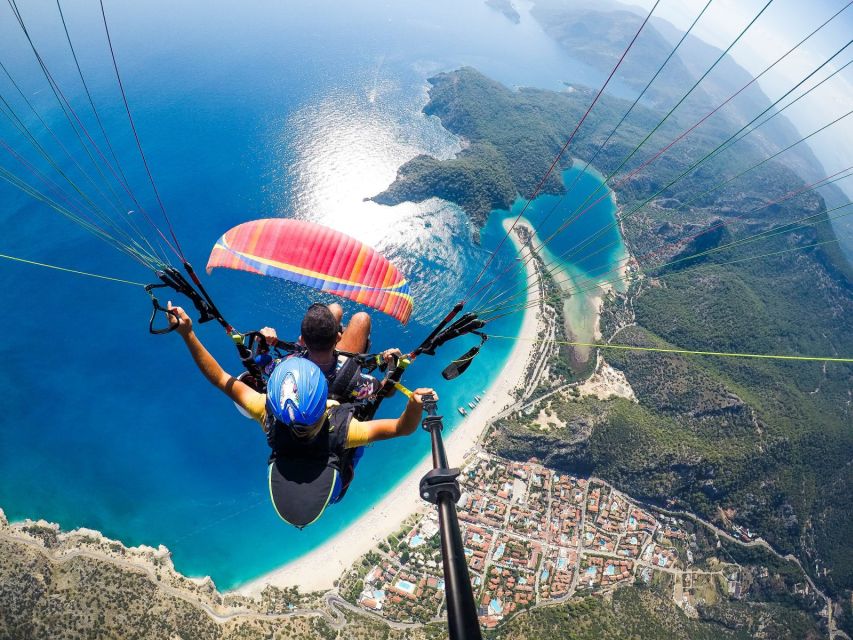 Fethiye: Tandem Paragliding Experience w/Hotel Pickup - Landing on the beach