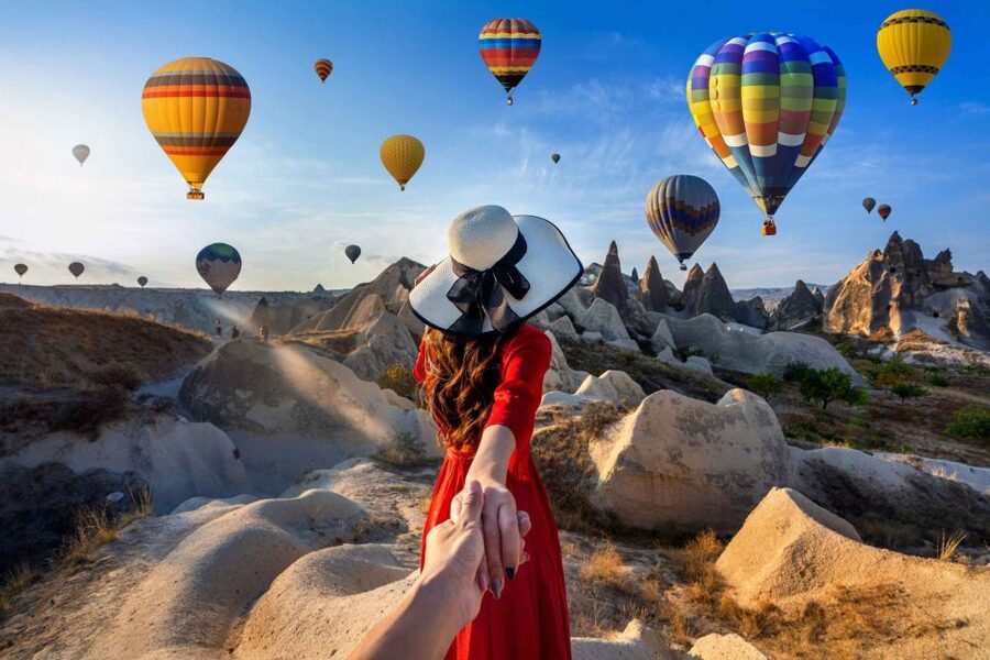 From Alanya: 2-Day Cappadocia, Cave Hotel, & Balloon Tour - Entering the Underground City