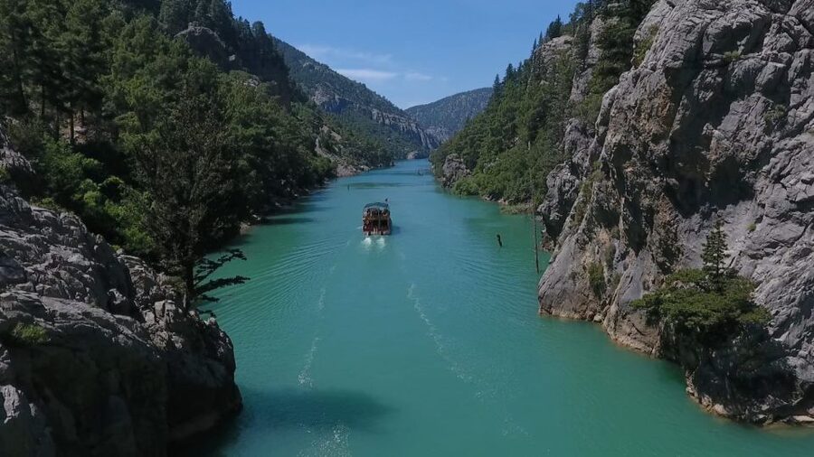 From Alanya: Green Canyon Day Trip with Lunch and Boat Ride - Swimming in the emerald reservoir